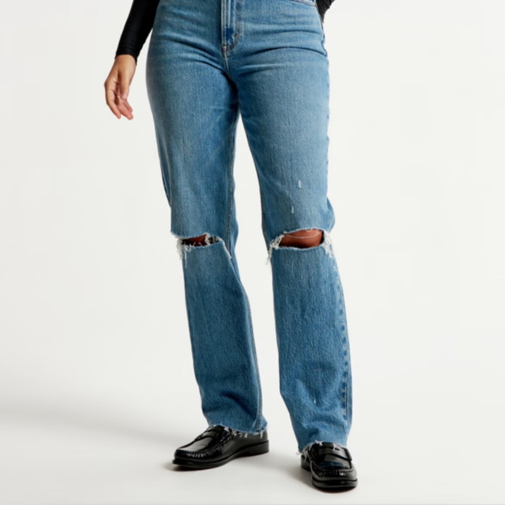 Abercrombie Curve Love Jean - 90s Straight